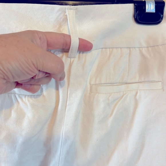 Size US2 Attitude by Jay Manual Women's Linen White Pants with Pockets - Picture 14 of 16